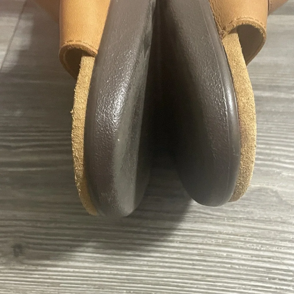 SAS Tripad Comfort Women's Sz 11 NARROW Huggy Leather Sandals Caramel